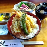 Maruyama - ランチ　天丼　1200円