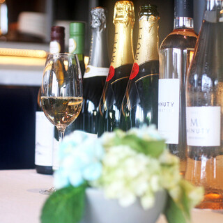 ソムリエ厳選のワインペアリングを