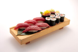 Toukyou Sushi Itamae Sushi - 最強天然本まぐろセットハーフ