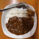 らーめん寛 - セットカレー。マッシュルームがシェフ感あり