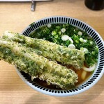 220392331 - 竹輪天うどん　420円＋ネギ多め　30円