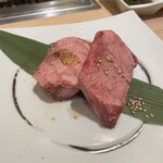 肉のひぐち直営焼肉 安福 - 特選厚切りタン塩