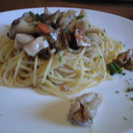 パザパ - チキンとキノコのあっさりパスタ　８００円
