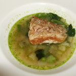 リストランテ･ヒロ チェントロ - 甘鯛のうろこ焼きと初夏野菜のミネストローネ