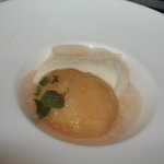 リストランテ･ヒロ チェントロ - 桃のコンポート