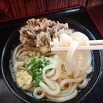 上野製麺所 - 麺のリフトアップ