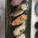 Ichibano Sushiyasan - 炙り5種セット
