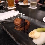 ビストロヴィヴァン - デザート　フォンダンショコラ&フルーツ