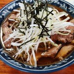 手打ち大石田そば　きよ - 冷たい肉そば並