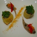 クイントカント - ロートロ リピエーノ 魚のラグーと、じゃまいものペースト