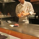 神戸プレジール - 目の前で焼いてくれます