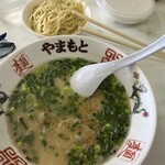 ラーメンやまもと - ママさん達とお話ししてたら...現状維持　終了