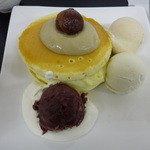 祇園きなな - パンケーキ・きなこアイス・あんこ＋生クリーム