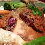 ビストロ・プティポワ - 牛肉のパン粉焼 断面