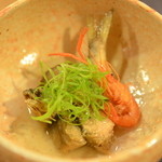 徳山鮓 - 鮎の揚物、手長海老