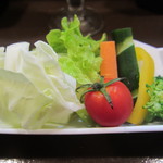 串揚げ 串の実 - 野菜のお通し