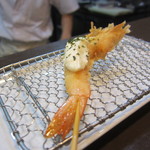 串揚げ 串の実 - エビのタルタルソース・・・