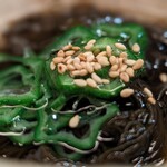 焼とり 熟成魚 木崎 - すり流し。オクラも喉越しがとてもよい