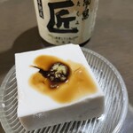 胡麻豆腐 濱田屋 - 胡麻豆腐を「濁り醬　匠」で頂きます。