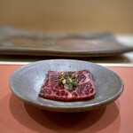 Sushi Soejima - ◆にたり鯨、韮醬油で