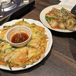 韓国屋台料理と純豆腐のお店 ポチャ - チジミ、チャプチェ