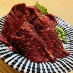 馬肉のお刺身　　単品　肉刺し好き必見　