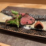 小熊 - サーロイン　いちじく、あわびたけ