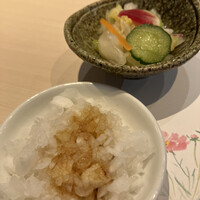 焼鳥 みかど - 箸休め　浅漬け・大根鬼おろし