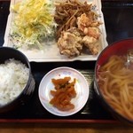 Kotou Donten - スタミナ唐揚げ定食
                      今日の仕事のご褒美。