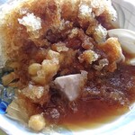 榕樹下黒糖剉氷 - かき氷（食べかけで失礼します）