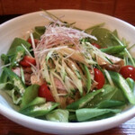 麺哲支店 坊也哲 - 黒豚と野菜の冷やし麺（限定）