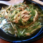 麺哲支店 坊也哲 - 淡海地鶏葱そば（塩味）