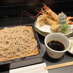 青山 川上庵 - 青山 川上庵(天せいろ(上))