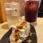 マグロと信玄どり 完全個室 伊勢屋 - 響ハイボールと巨峰ソーダ！お通し豆腐！！