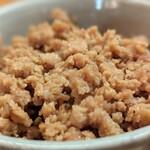 焼とり 熟成魚 木崎 - 美味しかった。そぼろだけ売っているらしい