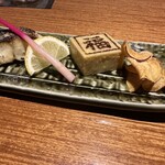 旬の鮮魚と魂の煮込み ぶん福茶がま - 