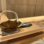 赤坂 互閃 - すっぽんの土瓶蒸し。コラーゲンたーっぷり！