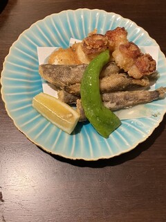 和さび - メヒカリと生蛸の唐揚げ