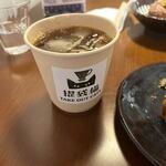 堤袋猫 - 友人が頼んでくれたアイスコーヒーはシシリアコーヒー・・・
             