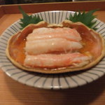 車力門 ちゃわんぶ - 北海道産ズワイガニのメス、身の下に内子と外子