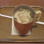 Ueshima Kohi Ten - いざ飲んでみると、ミルクのコクとコーヒーの香りと苦味が舞って中々うまし！