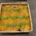 旬菜魚 藍 - 明日の朝に食べるからとお持ちになられるからすみ御飯は朝起きるとだいたい無いそうです（笑）
