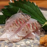 Yakitori Jukuseigyo Kizaki - かます。魚はもちろん、手作りの薬味の美味しいこと