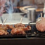 焼とり 熟成魚 木崎 - 焼き上がりが待ち遠しい