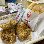 ケンタッキーフライドチキン - こちらにんにく醤油チキンとポテトのセット