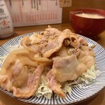 檍食堂 蒲田東口店 - 豚バラしょうが焼き定食
