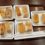 道の駅 R290とちお - 油揚げ食べ比べ