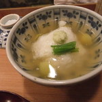 車力門 ちゃわんぶ - かぶら蒸し(中の魚の名前ど忘れ)