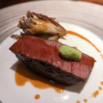 蒼 - 上田畜産但馬玄のヒレ肉の炭火焼き