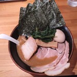 麺の極 はなみち - 得・醤油ら～麺ニンニクブラック